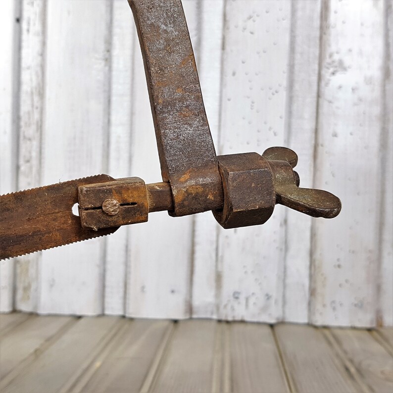 Rustic Antique Hacksaw Antique Tools Wood and Metal Hack Etsy