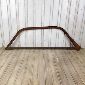 Antique hand saw hacksaw, Antique tools, Wood and metal hack saw, Hand tools, Vintage hacksaw, Primitive cutting tool, Barn decor, Hacksaw