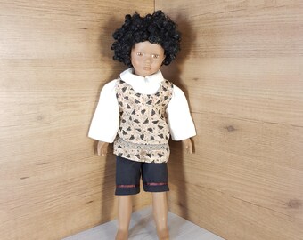 Vintage Porcelain Doll: 1950s Collectible, Original Outfit