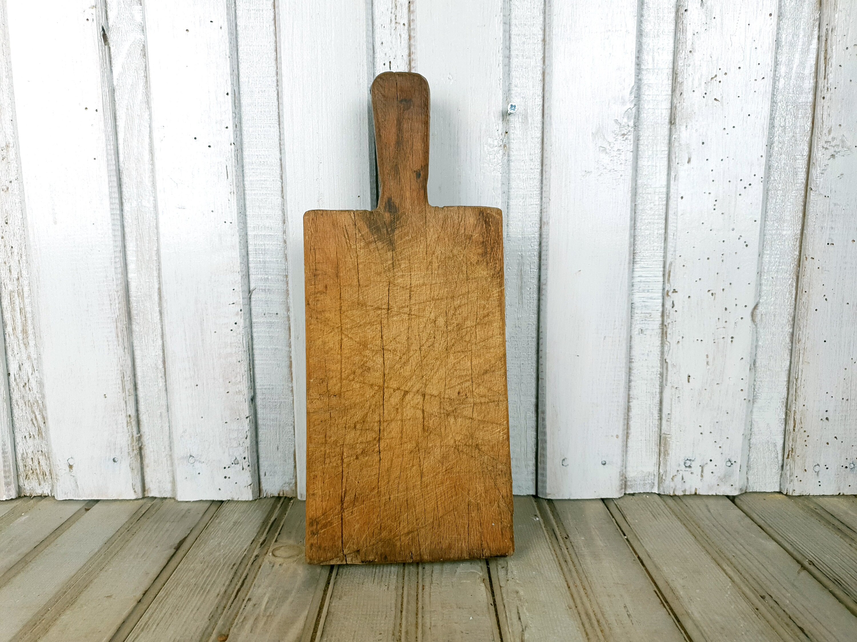 Tabla de servir de madera tabla de cortar antigua pan | Etsy