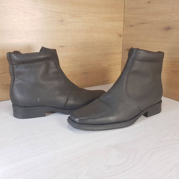 Mens leather boots, Vintage boots, Military boots,