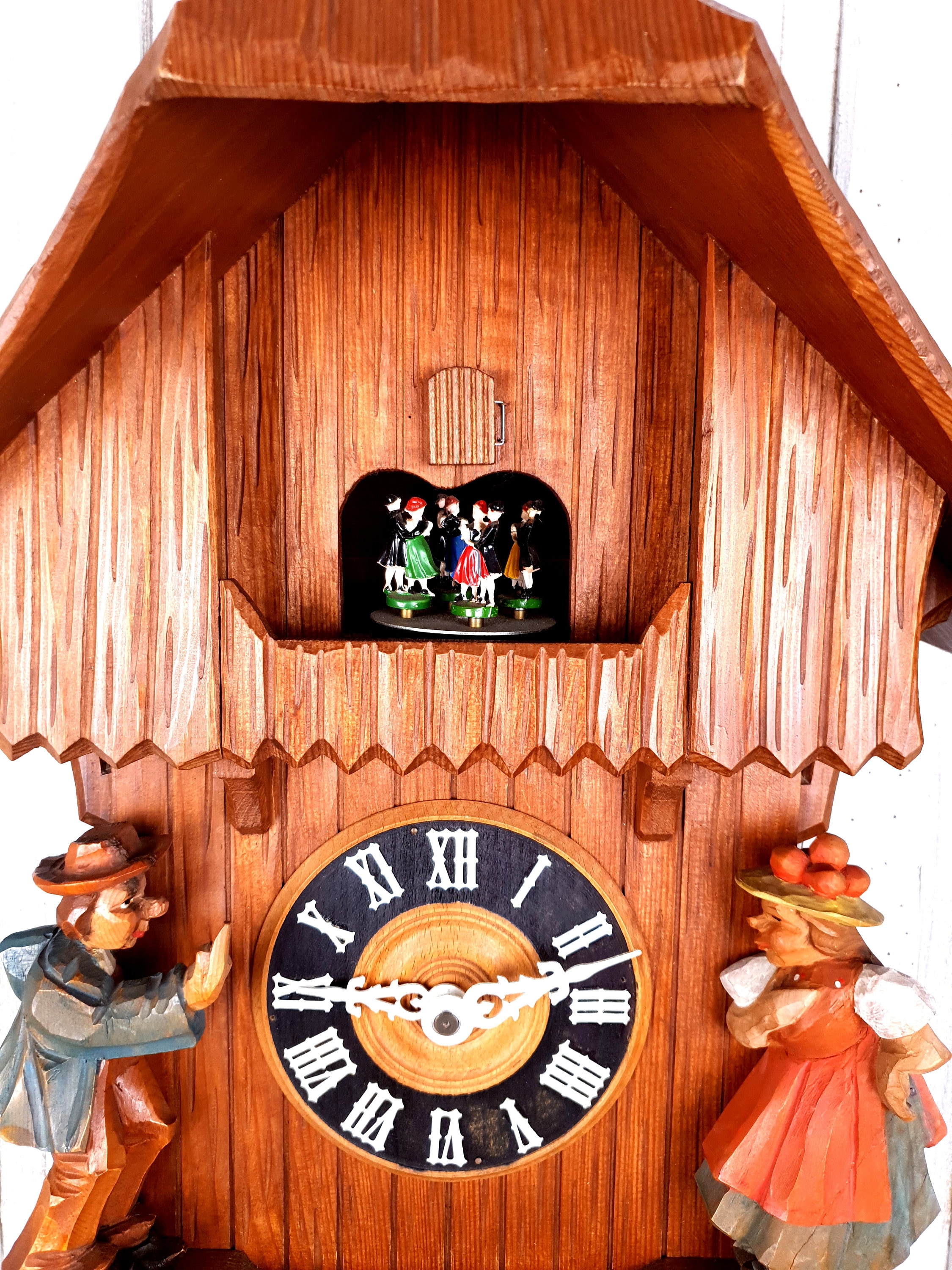 Vintage German Cuckoo Clock: Wooden Mechanical Striking Clock - Etsy