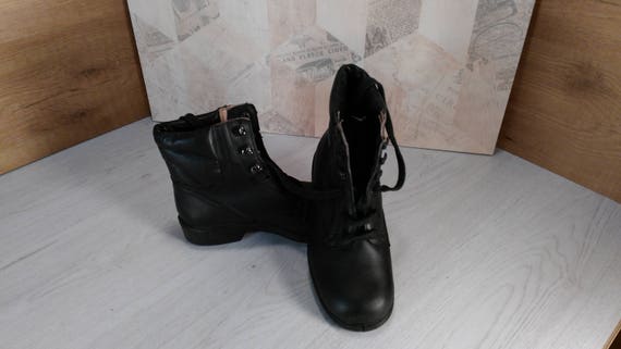 Botas vintage Botas militares Botas de cuero Botas de | Etsy México