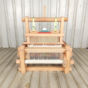 Antique wooden weaving loom, Vintage weaving loom, Wooden loom, Weaving loom, Weaving kit, Weaving machine, Hand loom, Hand weaving machine