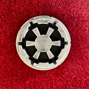 Star Wars Empire Insignia Magnet - Aged Silver Finish