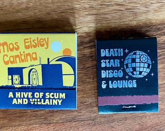Star Wars Matchbooks Combo Pack - Death Star & Cantina