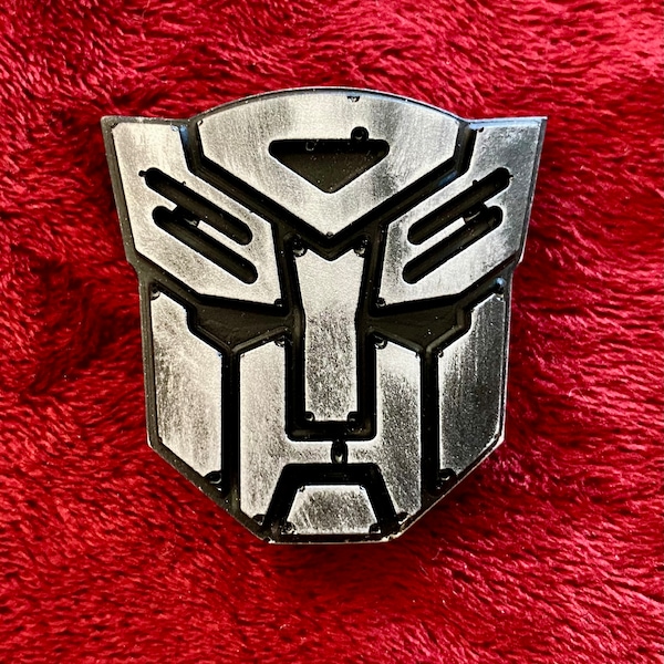 Transformers Autobot Magnet - Aged Silver