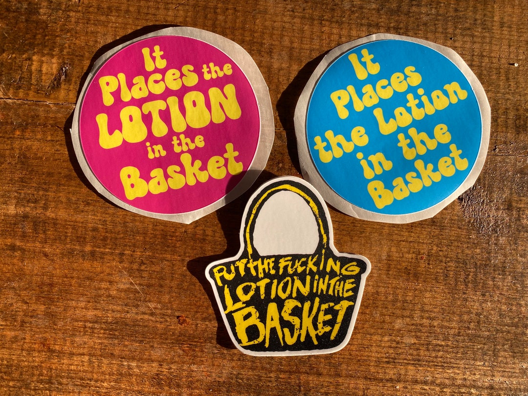 Buffalo Bill "it Places the Lotion in the Basket" Sticker - Etsy