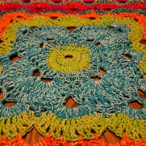 Colorful and Soft Crocheted Baby Blanket
