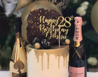 Custom Cake Topper, Custom Topper,Cake Topper,Custom Birthday Topper,Custom Toppers,Birthday Toppers,25th Topper,50th Topper,21st Topper