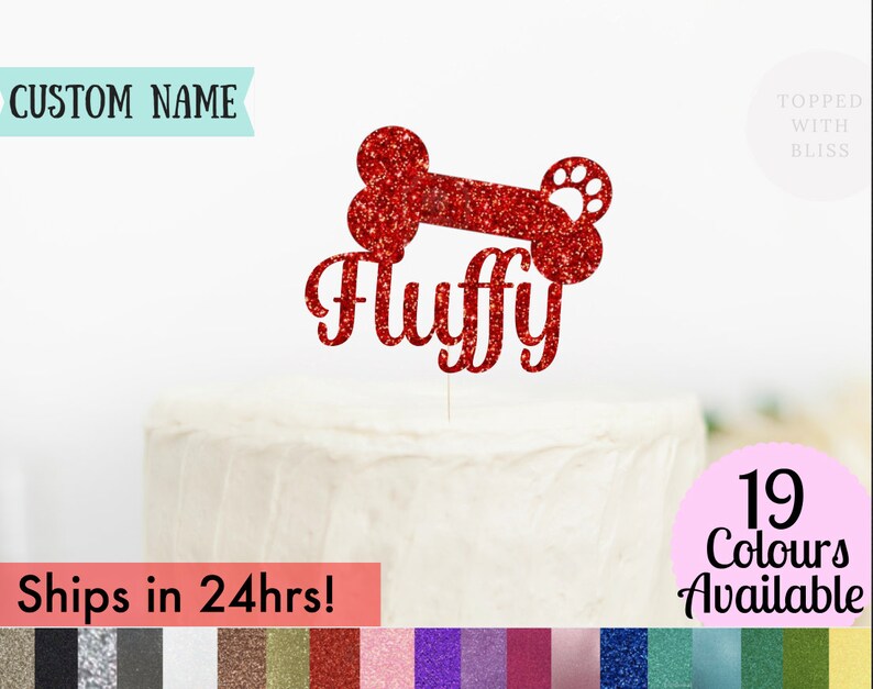 Custom Dog Cake Topper Dog Birthday Puppy Birthday Puppy Etsy