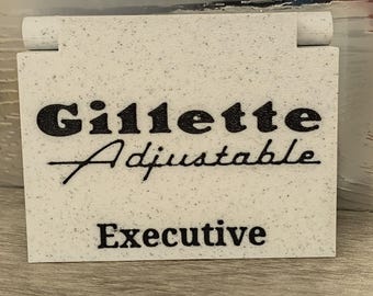 Gillette Fatboy / Executive Safety Razor Case: USA Made