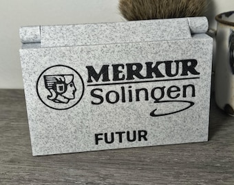 Gillette Merkur FUTUR Safety Razor Case - Blade Bank - Stand - Personalize