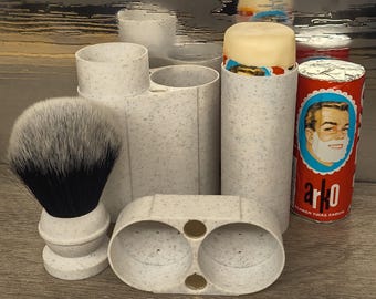 Shaving Home / Travel Kit: Arko Soap, Press, Brush & Case