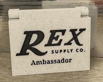 Rex Ambassador or Sentry Slant Safety Razor Travel Case with Blade Bank - Personalized