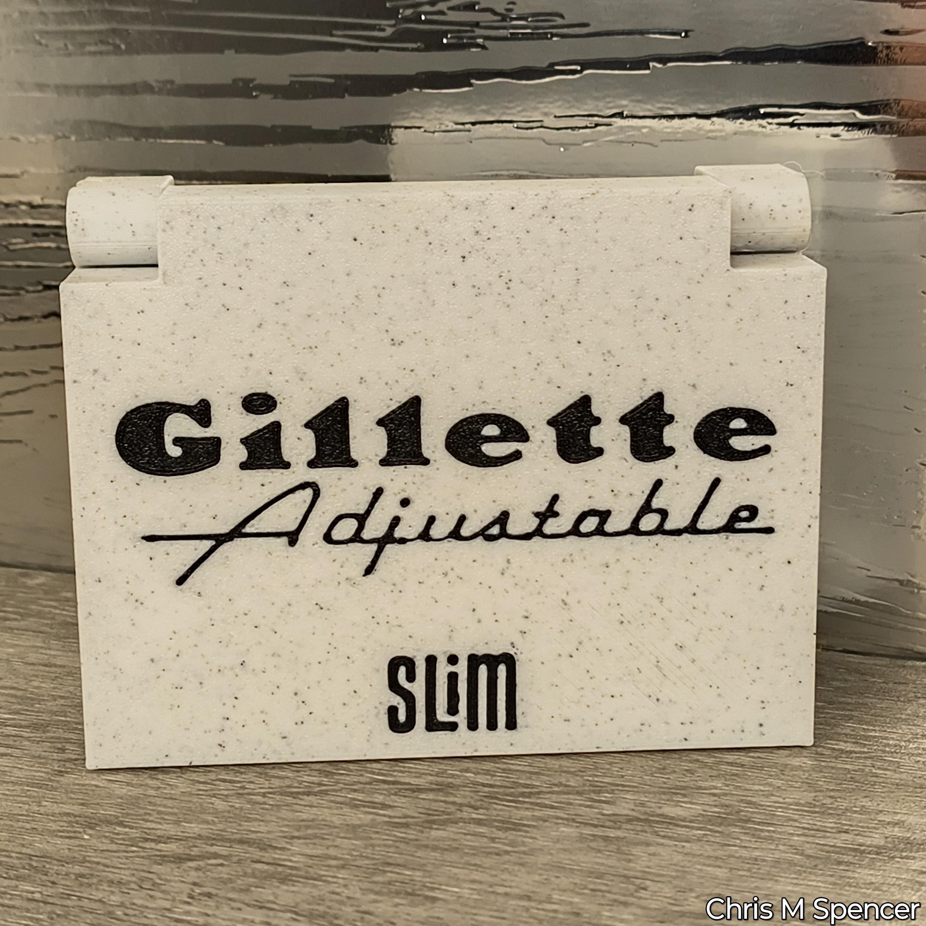 Gillette Slim Adjustable 1962年ジレット ケース付き Gillette Slim Adjustable 1962年ジレット ケース付き 1962