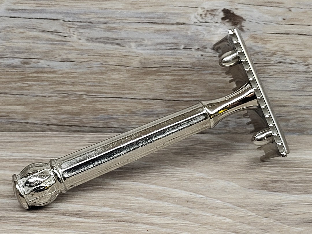 Gillette ABC Razor Vintage Safety Razor Replated White Etsy