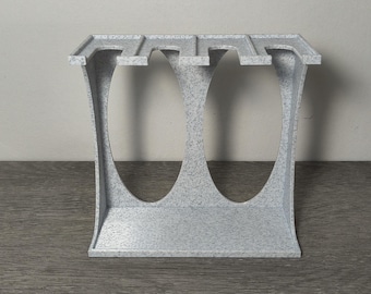 Double Edge Razor Stand With Tray Holds 4