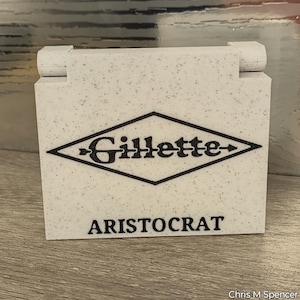 Gillette Aristocrat, President, Diplomat, Regent Tech Razor Case: USA Made