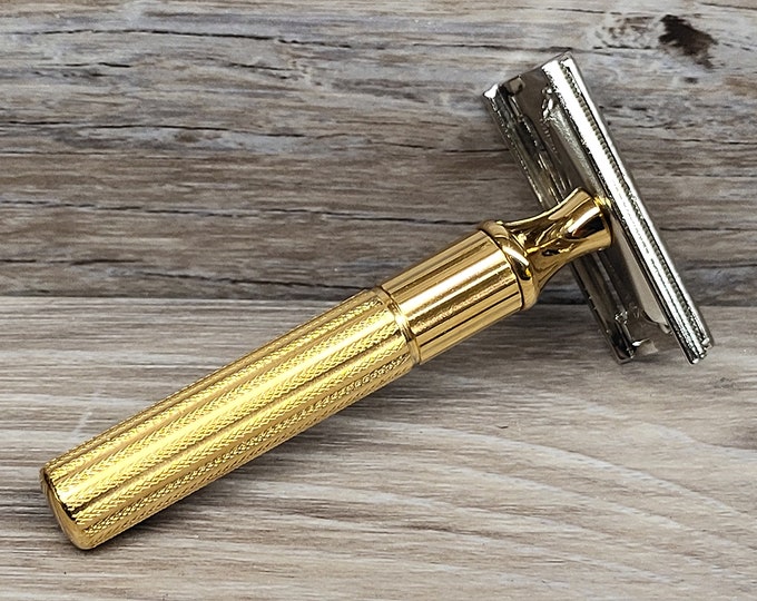 Gillette Post War Fat Tech Vintage Safety Razor Replated Mirror Nickel