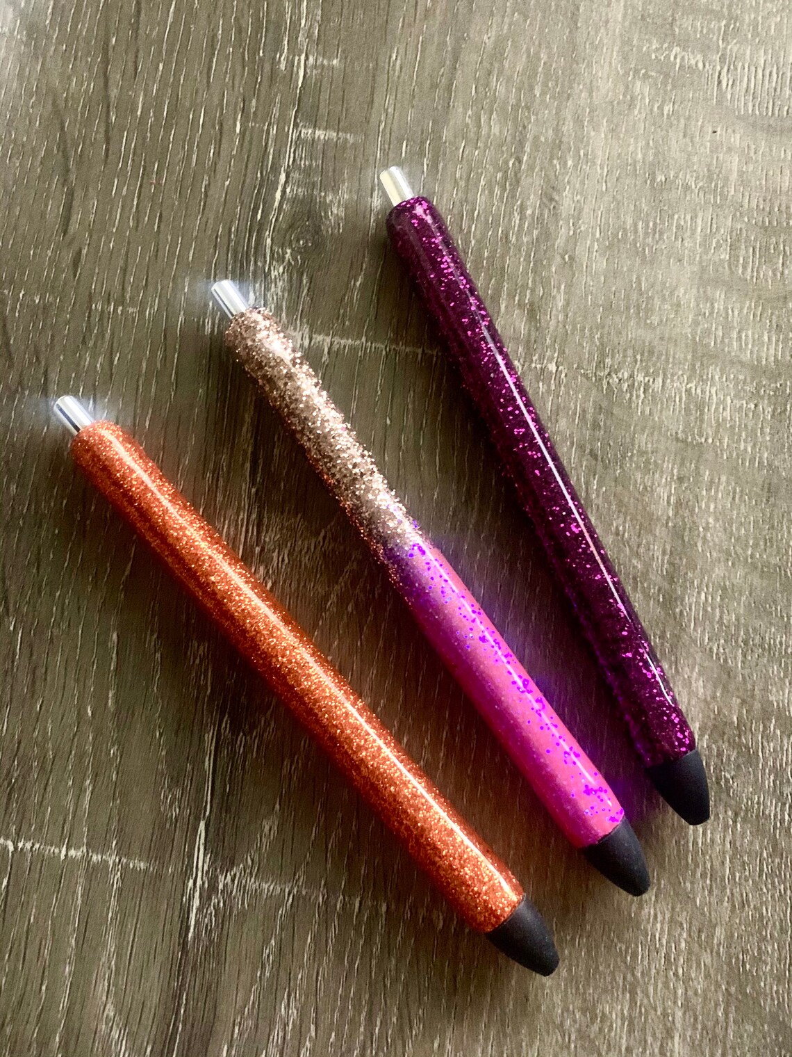 Glitter Pens, Joy Ink Pen, Resin Sealed Glitter Pens, Customized Pens