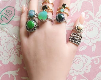 Size 7 Ring Grab Bags: 10 Vintage to Modern Rings (Size 7-8)