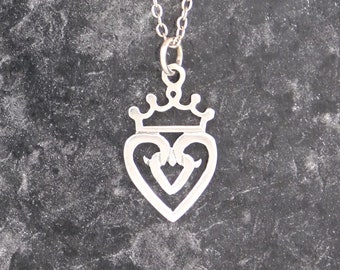 Scottish Luckenbooth  Pendant Necklace 925 Silver