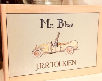 Mr. Bliss by J.R.R. Tolkien - FIRST American Edition 1983 - Illustrated Rare Collectible Vintage Book