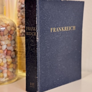 German Language Antique Book: Frankreich-Paris Nord und West by Roumagnac Illustrated - STUNNING Out of Print Collectible History of France