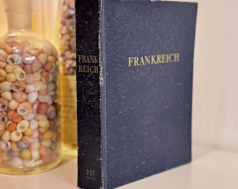 German Language Antique Book: Frankreich-Paris Nord und West by Roumagnac Illustrated - STUNNING Out of Print Collectible History of France