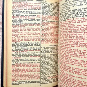 Holy Bible New Testament Red Letter Edition of Our Lord & Saviour Jesus ...