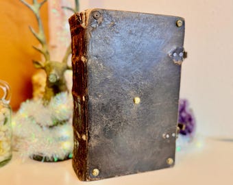 Rare Find Antique 1851 German Language Bible; Original Binding and Leather Cover with Buckles; Beautiful Holy Scripture