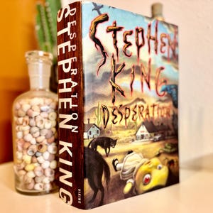 First Edition-First Printing; Desperation by Stephen King; 1996; Collectible Horror Fiction Novel; Pristine Condition Vintage Horror Book