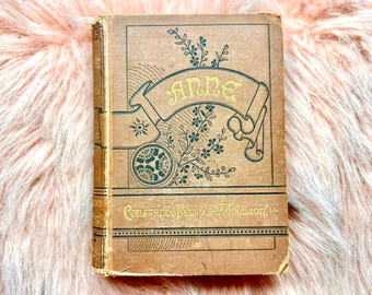 1.ª edición; ANNE Una novela de Constance Fenimore Woolson 1882 Harper; Ilustrado; Ficción histórica Clásicos Novela Romance Libro antiguo