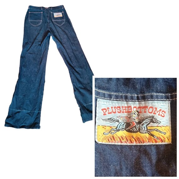 vintage plushbottom jeans 70s Gem