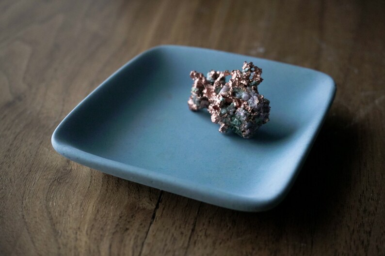 SM Square Concrete Jewelry Dish Trinket Dish Concrete Etsy