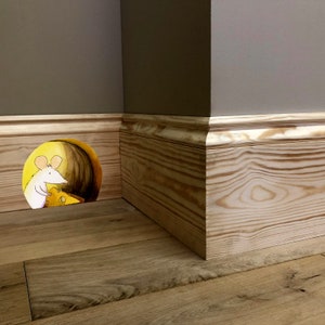 Skirting Board Mouse Sticker