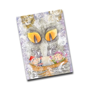 Krampus Gifts Greetings Card, Krampus Creepy Christmas Gothic Folklore Christmas Card, Spooky Greetings Card