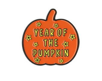 Year of the Pumpkin Enamel Pin | Halloween Pin, Limited Edition