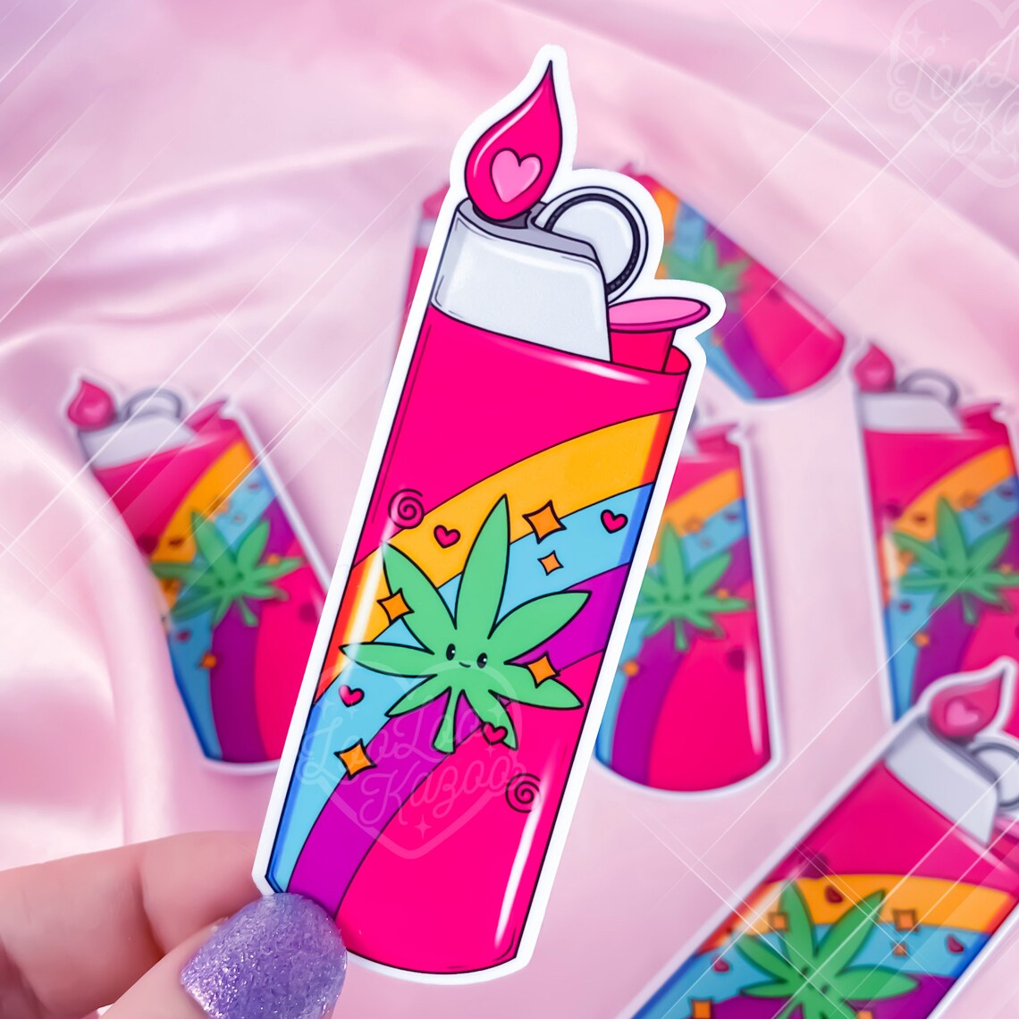 Stoner Girl Vinyl Sticker Pack Stoner Gifts for Her Smoking Etsy
