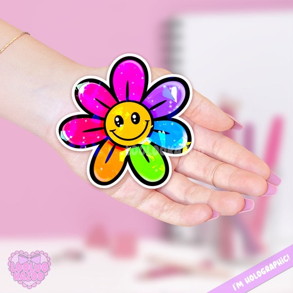 Pink Daisy Aesthetic Sticker