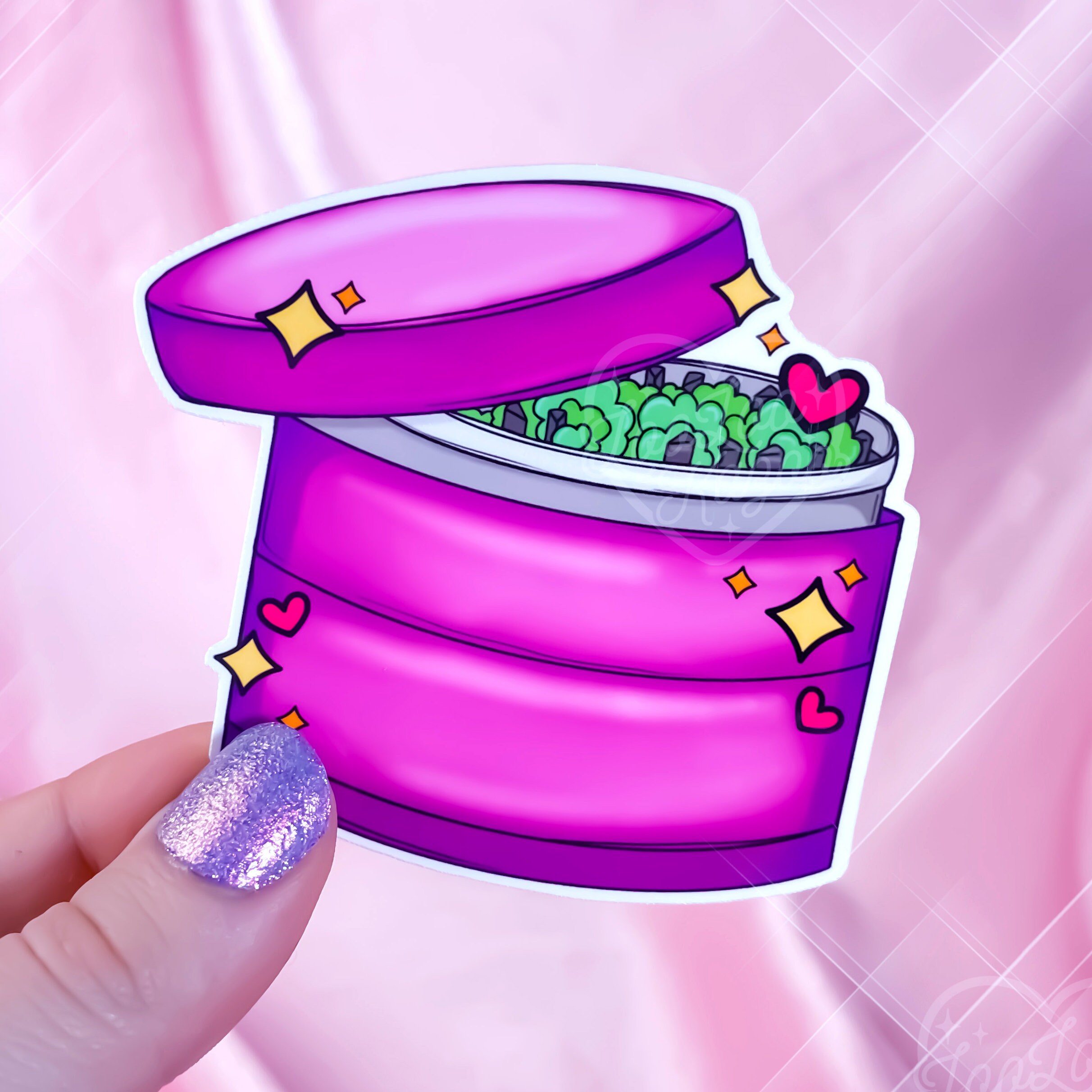 Stoner Girl Vinyl Sticker Pack Stoner Gifts for Her Smoking Etsy