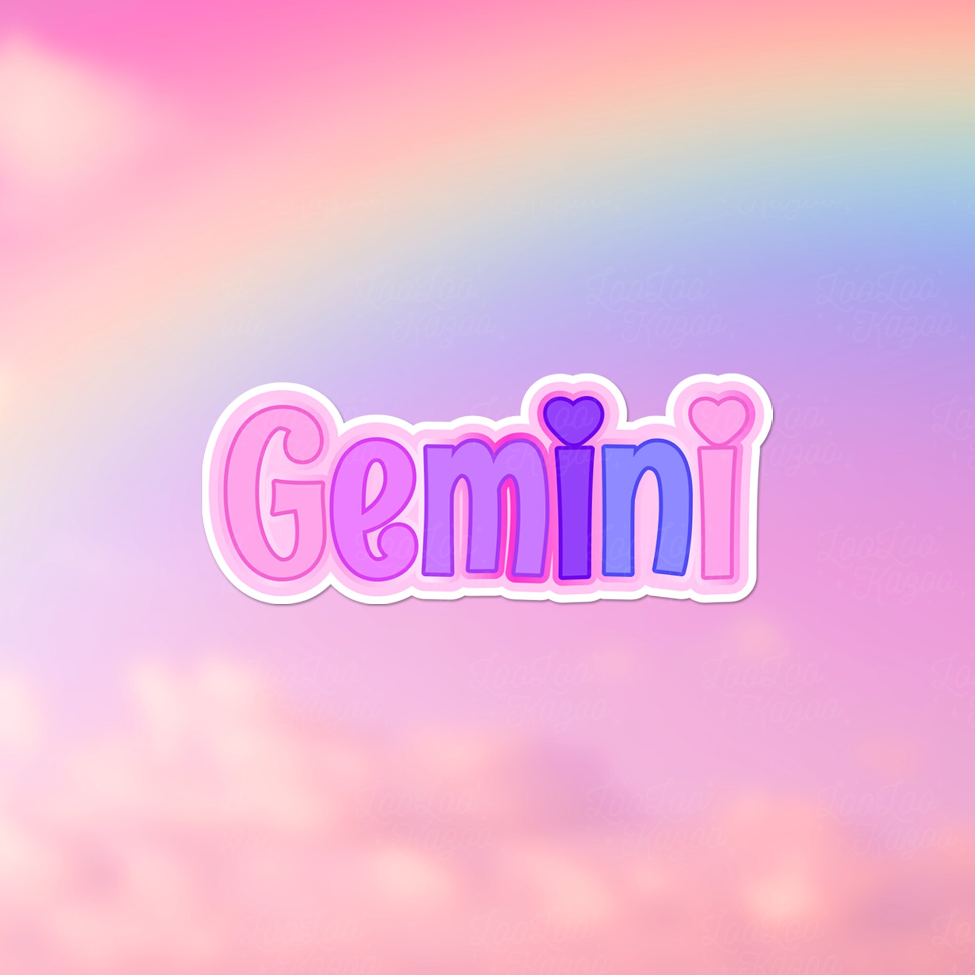 Gemini Sun Sign Zodiac Sticker Fun Gemini zodiac sticker with a yellow sun design perfect sticker for astrology lovers or zodiac lovers