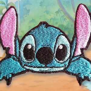  OAPENXAIE 3pcs Lilo Stitch and Angel Patches, Appliques  Decorative Embroidered Patch Sew on/Iron on Patches for Clothing DIY  Accessories for Backpack, Dress, Hat, Jeans (626-1 3pcs)