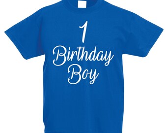 Personalised Birthday Boy T-shirt