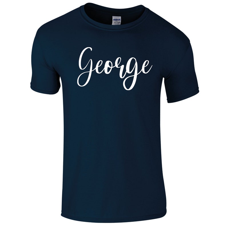 Personalised Sigature Name T-shirt image 4