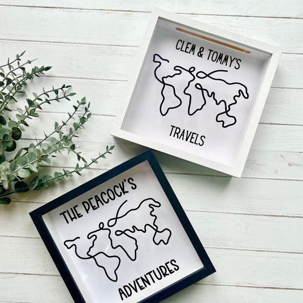 Personalised Travel Memory Box, Adventure Memory Box, Travel Gift, Travel Keepsake, Ticket Box, Honeymoon Gift, Gift for Her Him, Gap Year