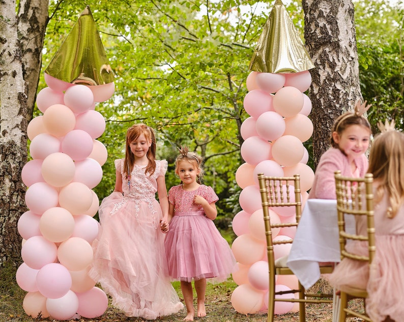 Princess Party Castle Balloon Arch Kit Princess Balloon Sculpture Princess Birthday Party Decorations Princess Party Theme
