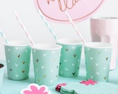 6 Cactus Paper Party Cups, Cactus Party Supplies, Cactus Tableware, Cactus Party, Cowboy Party, Fiesta Decor, Mexican Fiesta