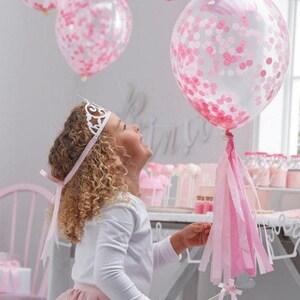 Ombre Pink Balloon Wall Birthday Balloons Party Balloons Etsy